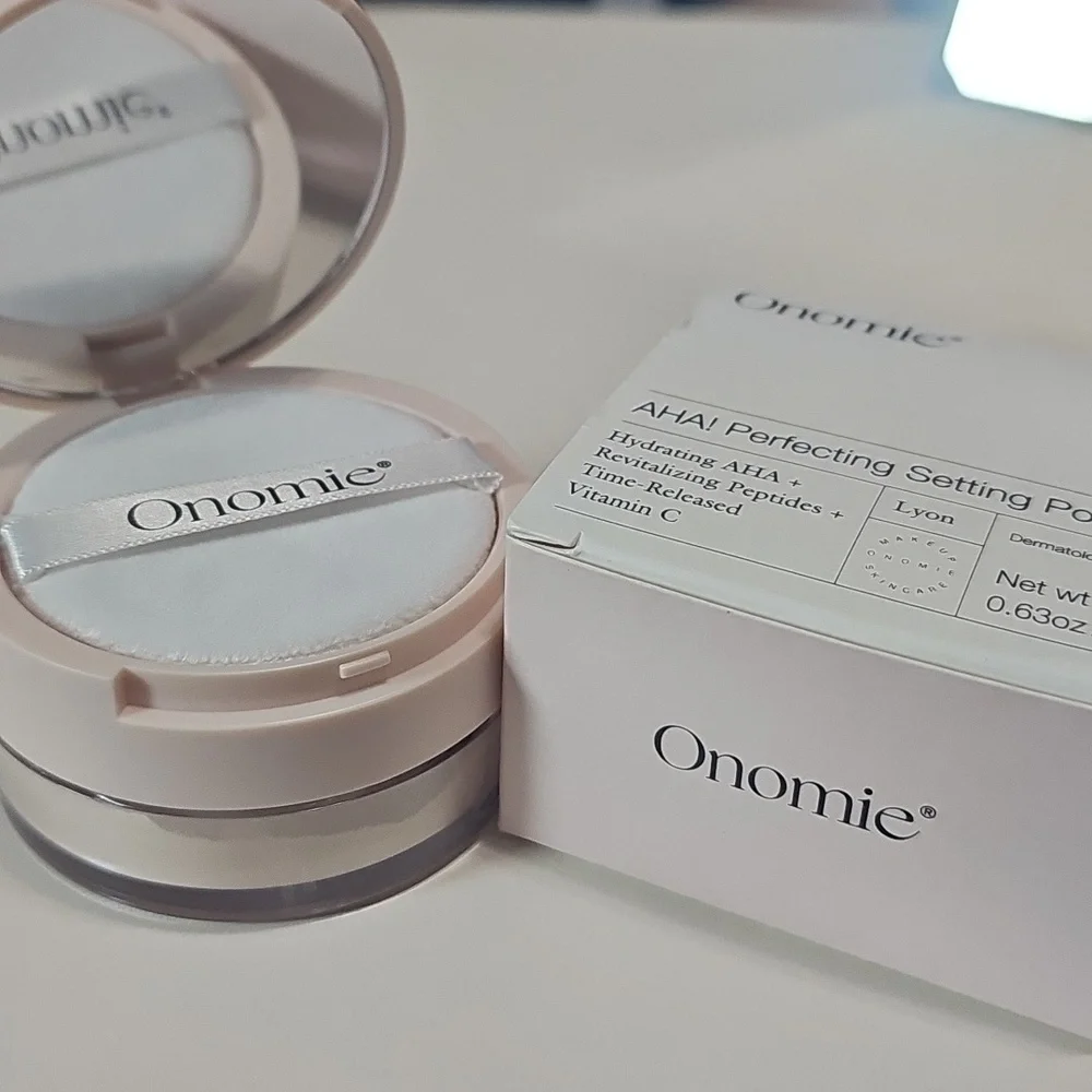 Onomie AHA Perfecting Setting Powder - Skin Plumping Setting Powder- Lyon New